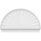 Ekena Millwork Half Round Sunburst Architectural Grade PVC Combination Pediment, 56"W x 34-3/4"H x 2-3/4"P PEDPC056X350HRO01 - alternate 2